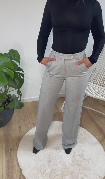 Pantalon Tailleur - 2 coloris